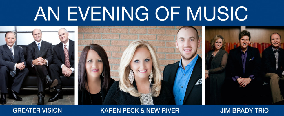 Karen Peck & New River, Greater Vision, & Jim Brady Trio